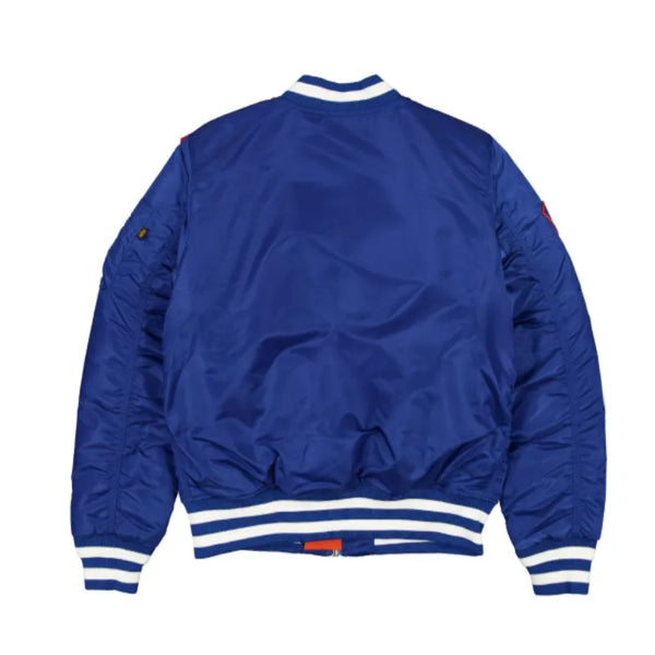 New York Knicks MA-1 Blue Bomber Jacket