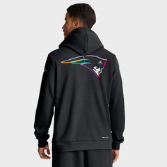 New England Patriots Black 2025 Dri-FIT Hoodie