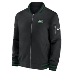 New York Jets Sideline Coach Bomber Jacket