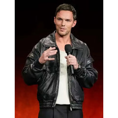 Nicholas Hoult Superman 2025 Leather Jacket