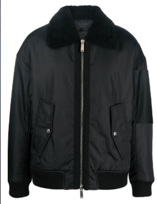 Nick Torres NCIS S22 Black Bomber Jacket