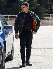 Nick Torres NCIS S22 Black Cotton Jacket