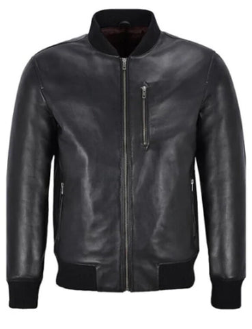 Nick Torres NCIS S22 Black Leather Jacket