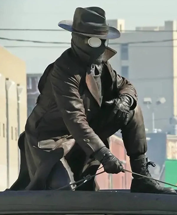Spider-Noir 2026 Nicolas Cage Leather Coat