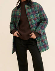 Nikki Garcia The Traitors US S03 Green Plaid Coat