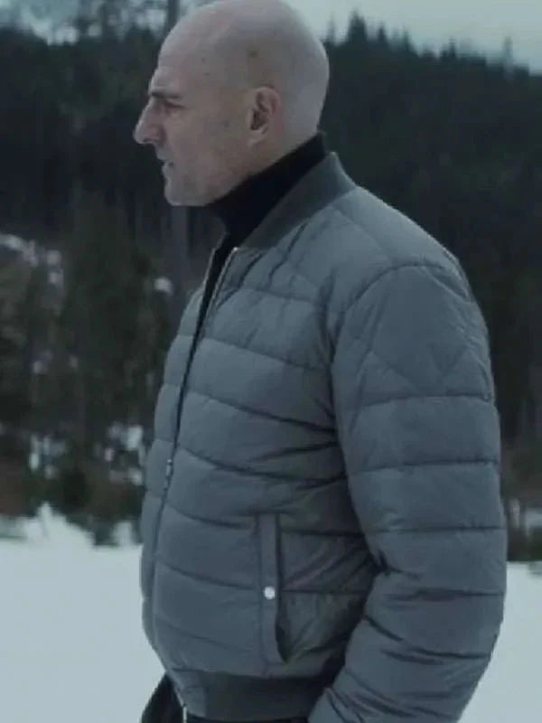 Mark Strong Nine Perfect Strangers S02 Puffer Jacket
