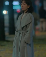 No In-ji The Trunk Grey Wool Coat