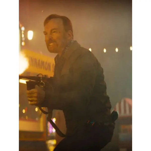 Nobody 2 Bob Odenkirk Black Cotton Jacket