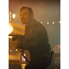 Nobody 2 Bob Odenkirk Black Cotton Jacket