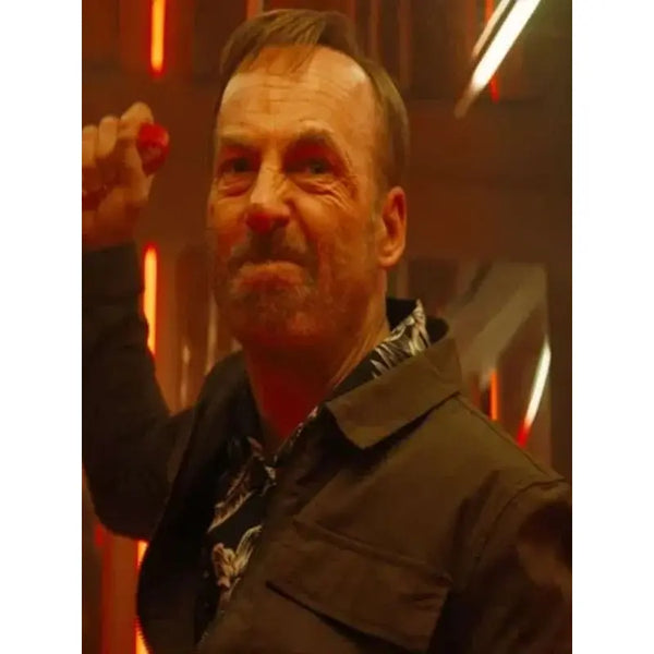 Nobody 2 Bob Odenkirk Black Cotton Jacket