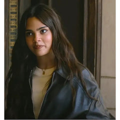Now You See Me 3 Ariana Greenblatt Black Leather Jacket