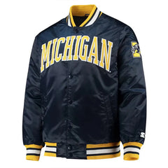 Michigan Wolverines O-Line Satin Jacket