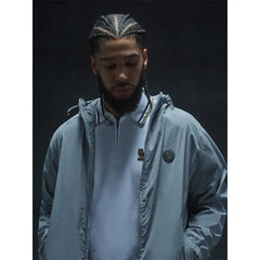 OVO Nylon Track Black & Grey Jacket