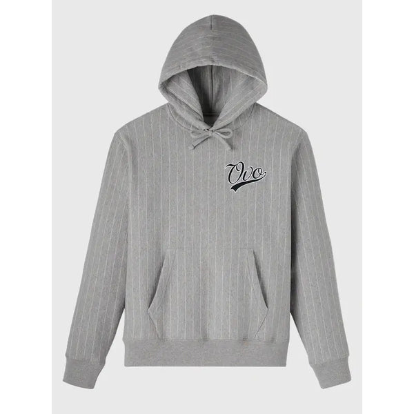 OVO Script Pinstripe Grey Hoodie
