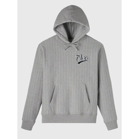 OVO Script Pinstripe Grey Hoodie