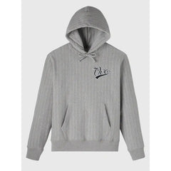 OVO Script Pinstripe Grey Hoodie