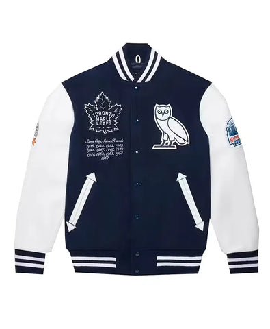 OVO x Toronto Maple Leafs Varsity Jacket