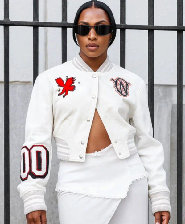 Fashion Show Jordan Chiles Varsity Jacket