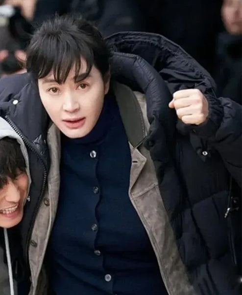 Oh So-ryong Unmasked Parachute Jacket
