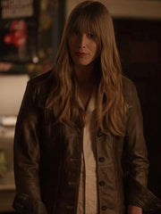 Helga Heino Only Murders in the Building S04 Brown Leather Jacket