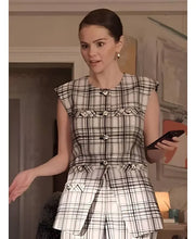 Only Murders in the Building S5 Selena Gomez Plaid Vest
