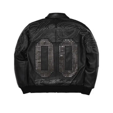 Opium 00 Pelle Pelle Bomber Jacket