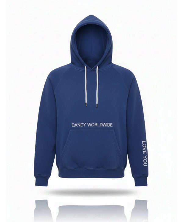 Blue Words of Affirmation Oversized Hoodie
