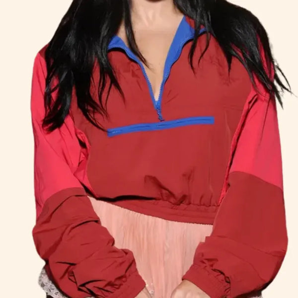 Charli XCX Paris Fashion Week Red Jacket