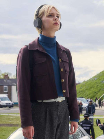 Ella Maisy Purvis Patience Burgundy Jacket