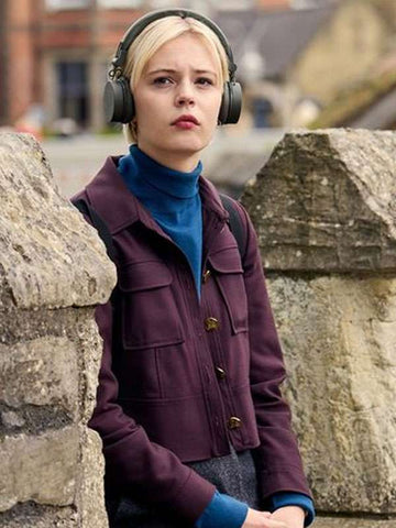 Ella Maisy Purvis Patience Burgundy Jacket