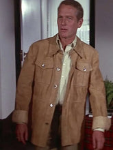 The Towering Inferno Paul Newman Brown Suede Jacket