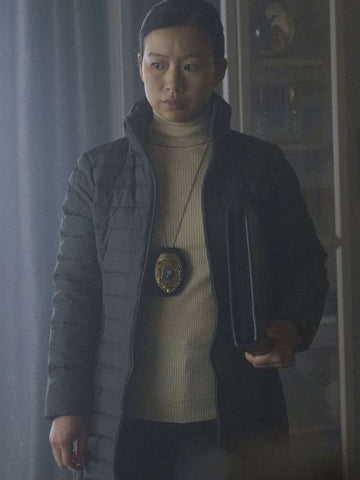 Annie Chang Peacemaker Grey Puffer Jacket