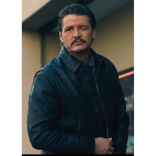 Pedro Pascal Freaky Tales Black Leather Jacket