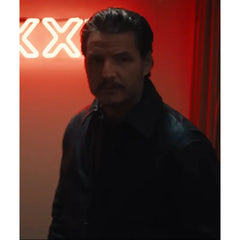 Pedro Pascal Freaky Tales Black Leather Jacket