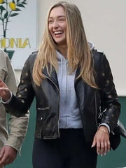 Penny Lane Street Style Black Leather Jacket