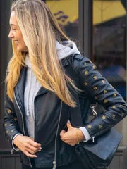 Penny Lane Street Style Black Leather Jacket