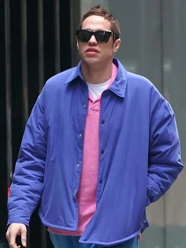 Pete Davidson American Comedian Blue Cotton Jacket