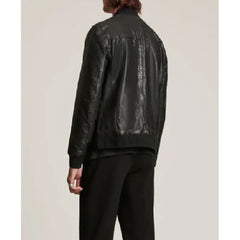 Peyton Meyer Days of Our Lives Black Leather Jacket