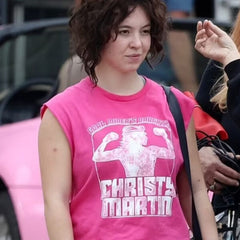 Sydney Sweeney Christy Martin Pink Tank Top