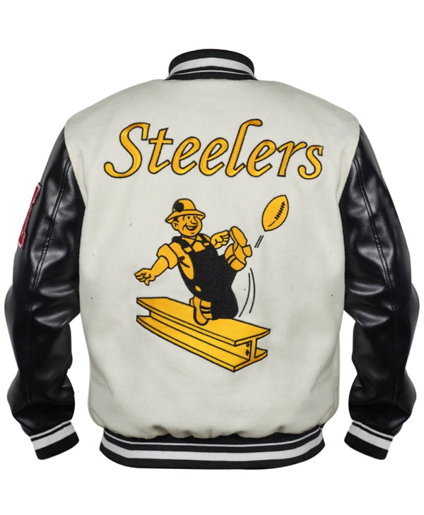 Classic Pittsburgh Steelers Retro Varsity Jacket