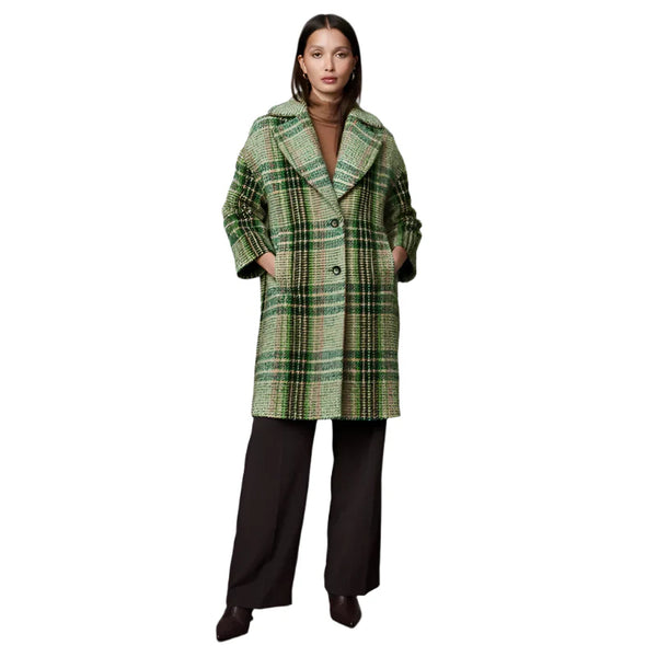 Playing Nice 2025 Lucy Lambert Plaid Coat