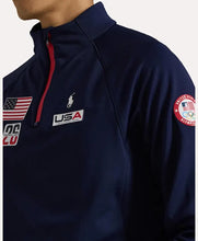 Polo Ralph Lauren Team USA Quarter Zip Navy Pullover Jacket
