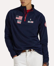 Polo Ralph Lauren Team USA Quarter Zip Navy Pullover Jacket