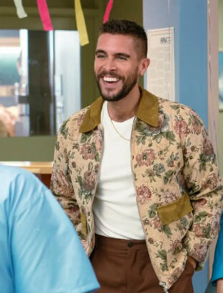 Potts The Other Two S03 Josh Segarra Floral Jacket
