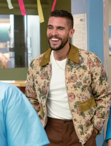 Potts The Other Two S03 Josh Segarra Floral Jacket