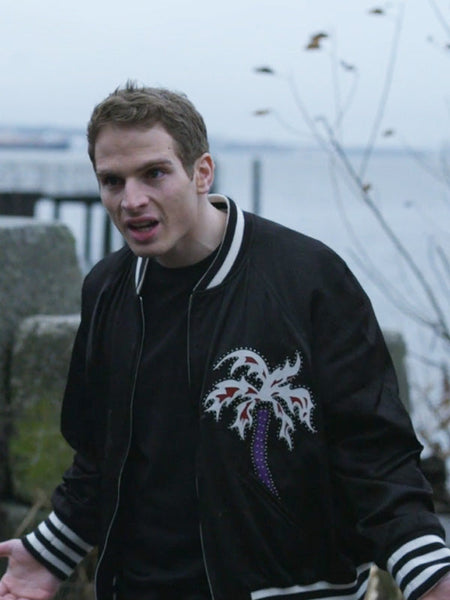 Power Book II Ghost S04 Brayden Weston Black Varsity Jacket