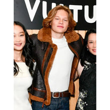 Presence 2025 West Mulholland Shearling Leather Jacket
