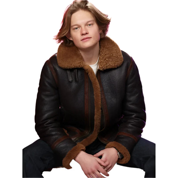Presence 2025 West Mulholland Shearling Leather Jacket