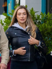 Penny Lane Street Style Black Leather Jacket