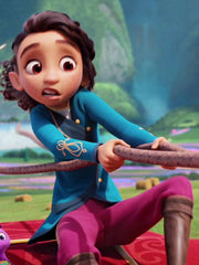 Spellbound 2024 Princess Ellian Blue Coat